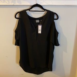 ny and company cold shoulder blouse